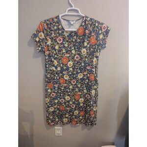 J. Jill Medium Floral Accent Spring A-Line Dress